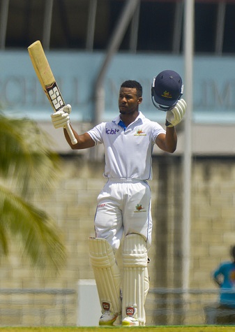Shai Hope raises