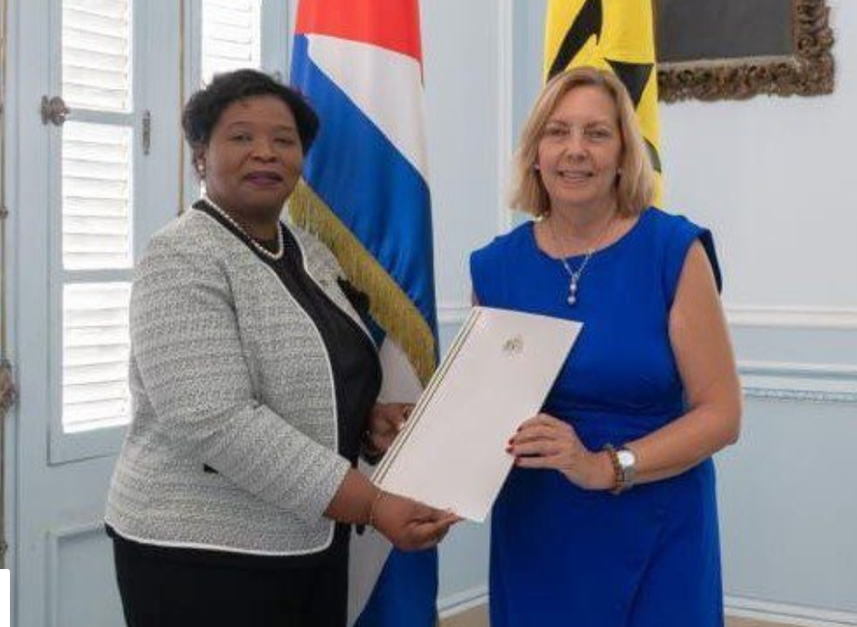 Barbados new ambassador to Cuba presents credentials