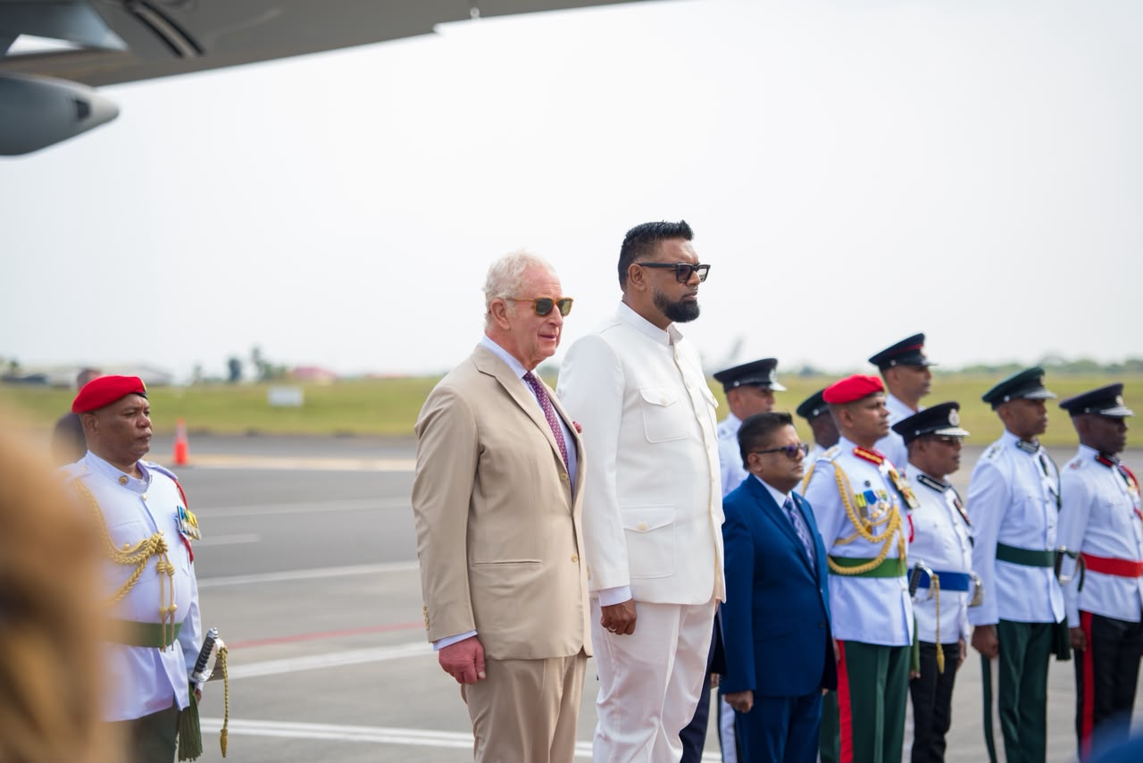 King Charles begins two-day state visit to Guyana