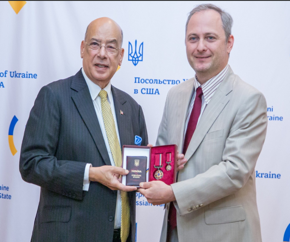 Ukraine presents Order of Merit to Antigua and Barbuda diplomat